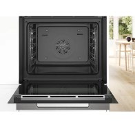 תנור בנוי בוש 71 ליטר דגם HBG7341B1  BOSCH שחור