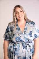 שמלת קאפרי כחול
