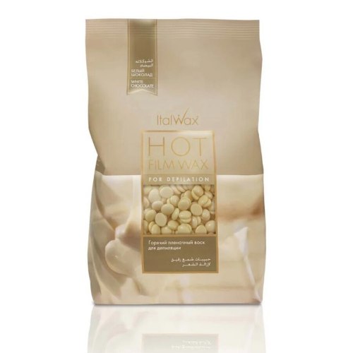 שעווה מתקלפת פתיתים 500 גר– שוקולד לבן- ItalWax