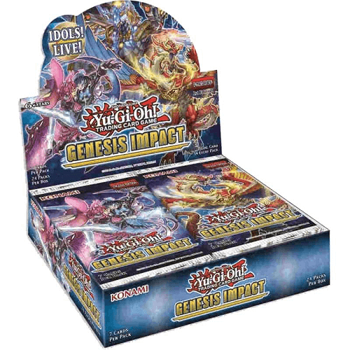 Yu-Gi-Oh! TCG: Genesis Impact Booster Box קלפי יו-גי-הו TCG מקוריים חבילת בוסטר בוקס ג'נסיס אימפקט