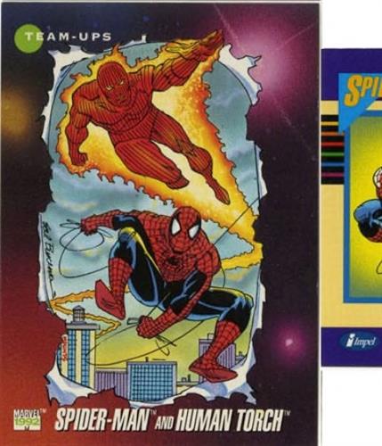 קלף בודד מארוול marvel - spider - man & human torch - Universe Series 3 - 71
