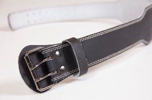 חגורת גב GORILLA WEAR 4 inch שחור/אפור
