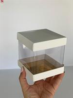 10 יח- קופסה אישית שקופה 11-11-11+תחתית זהב