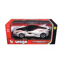 דגם מכונית פרארי FXX K לבן - Bburago 1:24