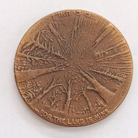 יער קנדה - שנת 1976, מדליה ברונזה, 45 מ"מ, החברה הממשלתית למדליות ולמטבעות
