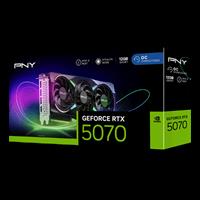 כרטיס מסך PNY GeForce RTX 5070 12GB ARGB EPIC-X RGB Overclocked Triple Fan