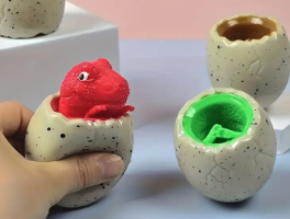 סקווישי לחיץ בצורת ביצת דינזאור - Squishy Dinosaur Egg SO-179-6