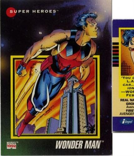 קלף בודד מארוול marvel - wonder man - Universe Series 3 - 31
