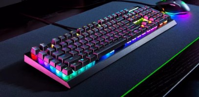 מקלדת מכנית Razer BlackWidow V4 לגיימינג עם מתגי Green וגלגלת מדיה – תמונה 5