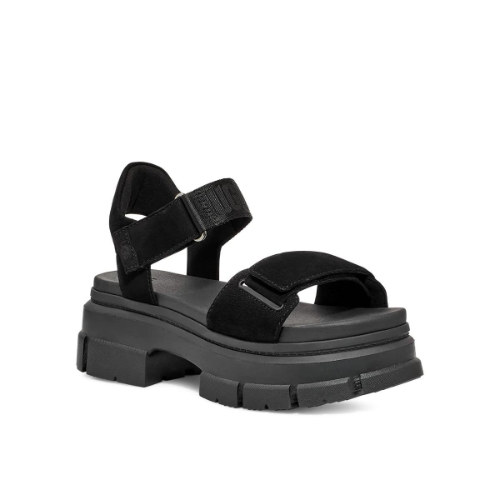 UGG ASHTON ANKLE BLACK סנדלי נשים שחור