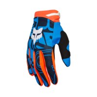 כפפות רכיבה פוקס כחול - FOX 180 RACE SPEC V25