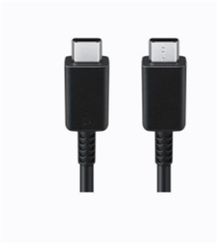 C000000453 כבל טעינה  1.0 מטר TYPE C TO C מהיר W45 שחור A5 Samsung