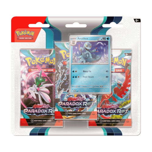 Pokemon TCG: Scarlet & Violet 4 Paradox Rift Pack Blister Arctibax קלפי בליסטר סקרלט ויולט