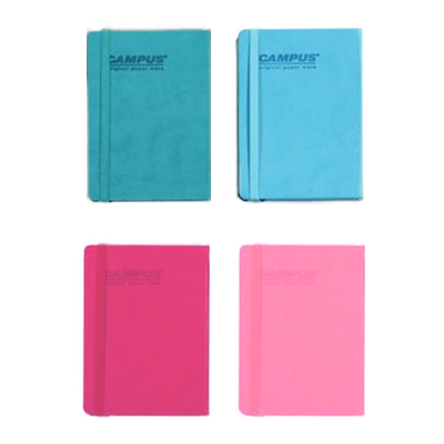 מחברת שורה A4 כריכה קשה דמוי עור סגירת גומי