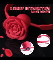 Red rose ball- כדור רטט בעיצוב ורד