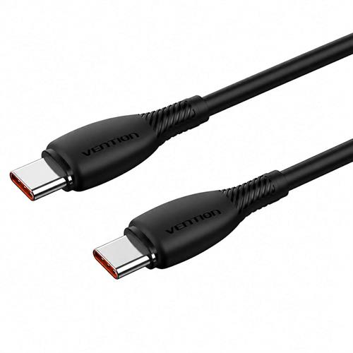 כבל טעינה גמיש Vention USB-C ל-USB-C 5A באורך 1 מטר
