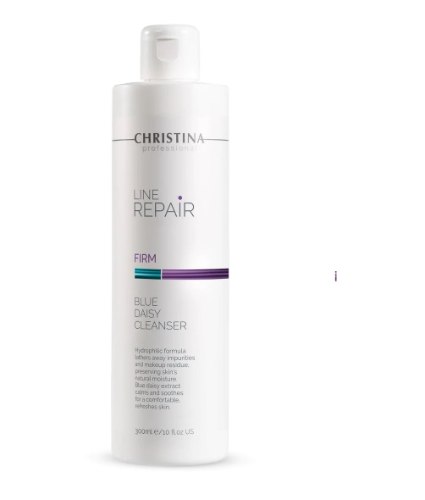 תכשיר הידרופלי לניקוי והסרת איפור 300 מ"ל Christina Firm Blue Daisy Cleanser