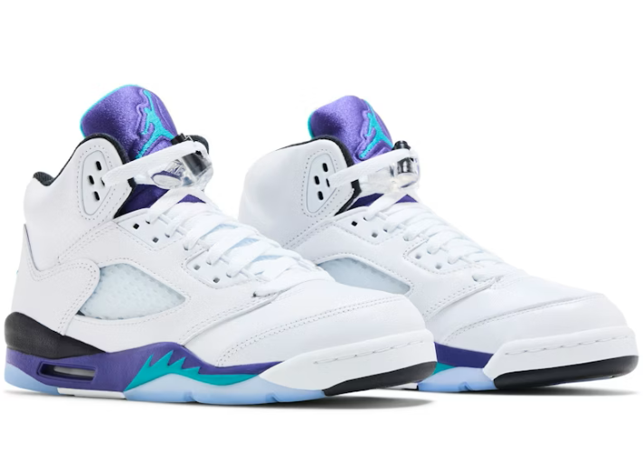 נעלי נייק אייר ג'ורדן Nike Air Jordan 5 Retro לבן סגול