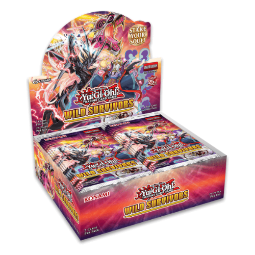 Yu-Gi-Oh! Wild Survivors - Special Booster Box (24 Packs) 2023 קלפי יו-גי-הו TCG מקוריים בוסטר בוקס