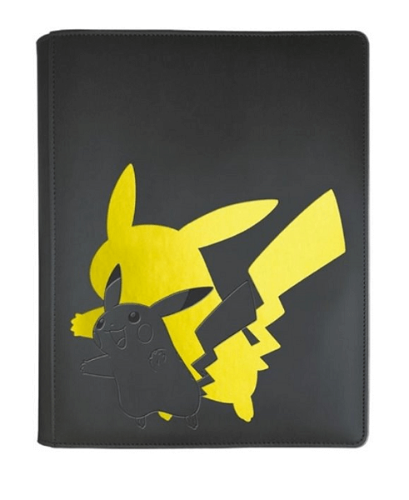 Pikachu 9-Pocket Zippered PRO-Binder for Pokemon קלסר בעל 9 כיסים בעיצוב פיקאצ'ו 360 קלפים