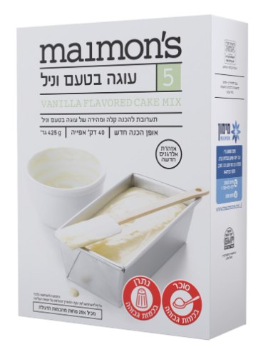 תערובת לעוגת וניל 425 גרם - מיימונס