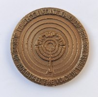 קול ישראל- שנת 1986, מדליה ברונזה, 59 מ"מ, החברה הממשלתית למדליות ולמטבעות