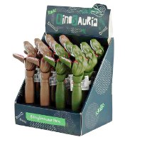 עט דינוזאור נוגס Dinosaur Biting Pen – מיקס צבעים