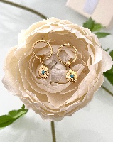 Moon Earrings Gold