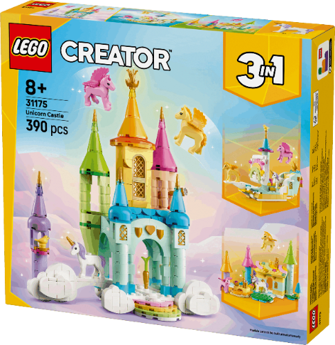 לגו קריאטור - טירה של חד-קרן - LEGO Creator Unicorn Castle 31175