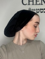 בובו נמוך שחור סגירת כפתור