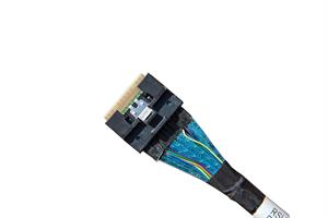 כבל Amphenol SFF-8654 SlimSAS X 8 to SFF-8654 2 X 4 SlimSAS