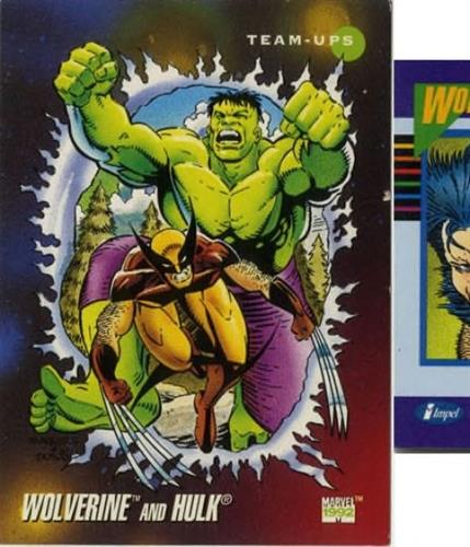 קלף בודד מארוול marvel - wolverine & hulk - Universe Series 3 - 76