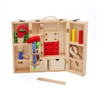 ארגז כלים עם כלי נגרות לילדים | מק"ט W03D103B | בית העץ | קפיץ קפוץ