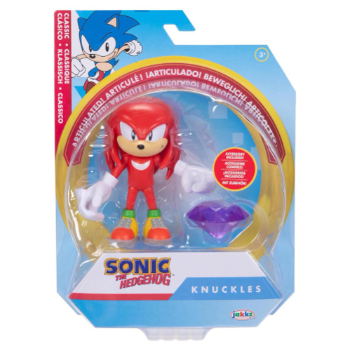 סוניק - בובת מטאל אדום  9 ס"מ - SONIC THE HEDGEHOG MINI FIGURE METAL