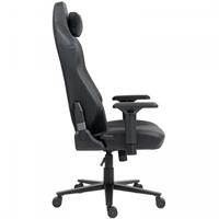 כסא גיימינג Dragon Alpine דמוי עור בצבע שחור