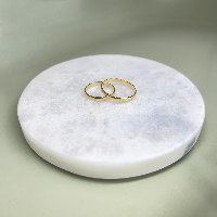 טבעת נישואין דקה מעוגלת חלקה מידות 19-30