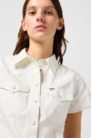 מכופתרת WRANGLER CRAZY INDIGO לבן