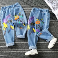 מכנס ג'ינס דמויות מצוירות לילדים