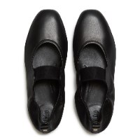 דליקטו פואז נעל מרי ג'יין מעור שחור FITFLOP Delicato Poise Leather Mary Jane פיטפלופ