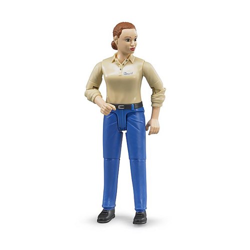 ברודר - דמות בת שיער בהיר ג'ינס כחול BWorld 60408
