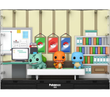 פופ פוקימון - ההתחלה עם 3 פוקימונים - Funko Pop Moment Deluxe Pokemon Starters Figures