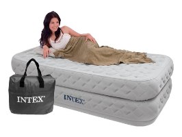 מזרן מתנפח יחיד Deluxe עם משאבה מובנית ‎191×99×51‎ ס״מ | INTEX | מק״ט ‎64488‎ | קפיץ קפוץ