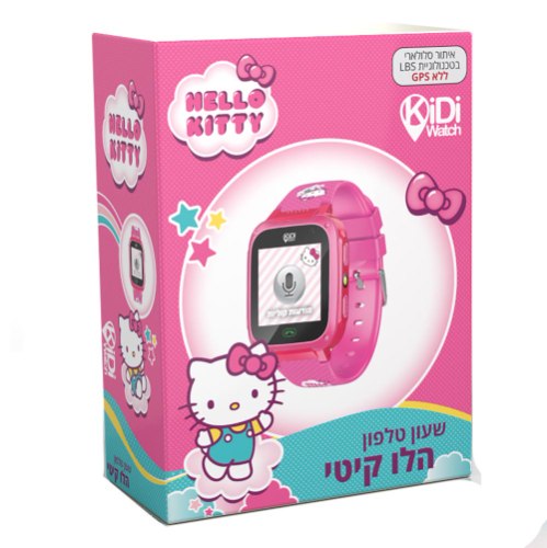 קידיווטש - שעון טלפון חכם דגם הלו קיטי - Kidiwatch Hello Kitty