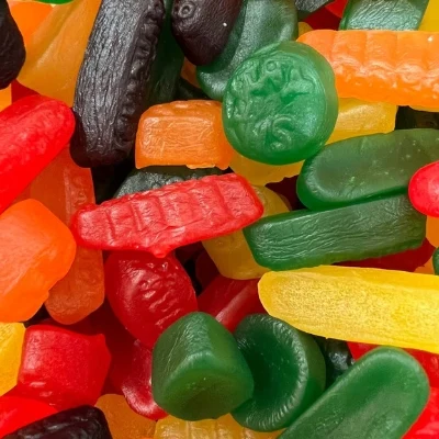 סוכריות גומי בטעמי פירות בתפזורת 🍎🍐🍋🍉🍇🍓