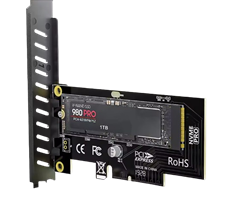 כרטיס הרחבה PCIe x4 to M.2 Adapter Support 2280 M.2