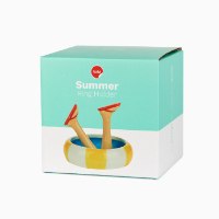 ארגונית פורצלן לתכשיטים כפכפים Happy Legs Summer - מארז לא מושלם