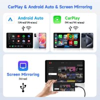 CCPA מתאם לרכב CarPlay ו‑Android Auto אלחוטי Carlinkit