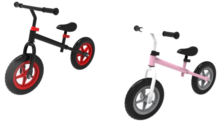 אופני איזון כולל מושב וכידון מתכווננים בצבעים לבחירה
