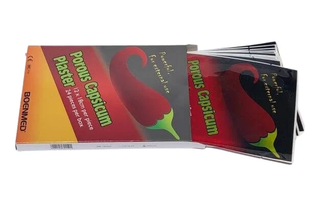 מדבקות לכאב עם קפסיקום מארז 24 יחידות
