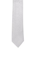 עניבה לבנה דגם נוצות